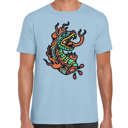 Flame Snake T-Shirt - Tshirtpark.com