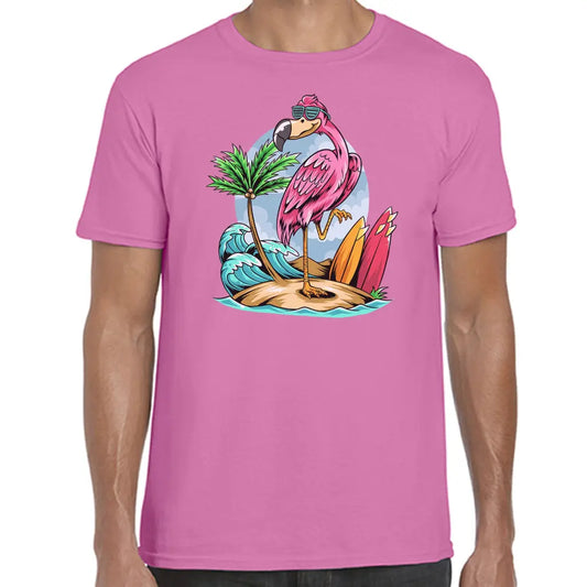 Flamingo Beach T-Shirt - Tshirtpark.com