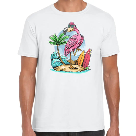 Flamingo Beach T-Shirt - Tshirtpark.com