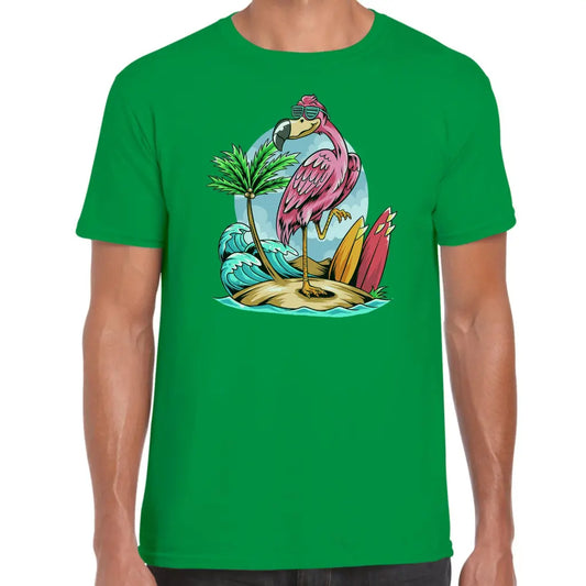 Flamingo Beach T-Shirt - Tshirtpark.com