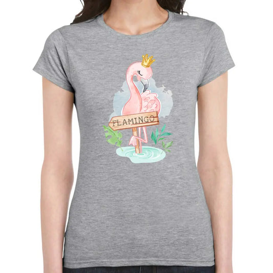 Flamingo Ladies T-shirt - Tshirtpark.com