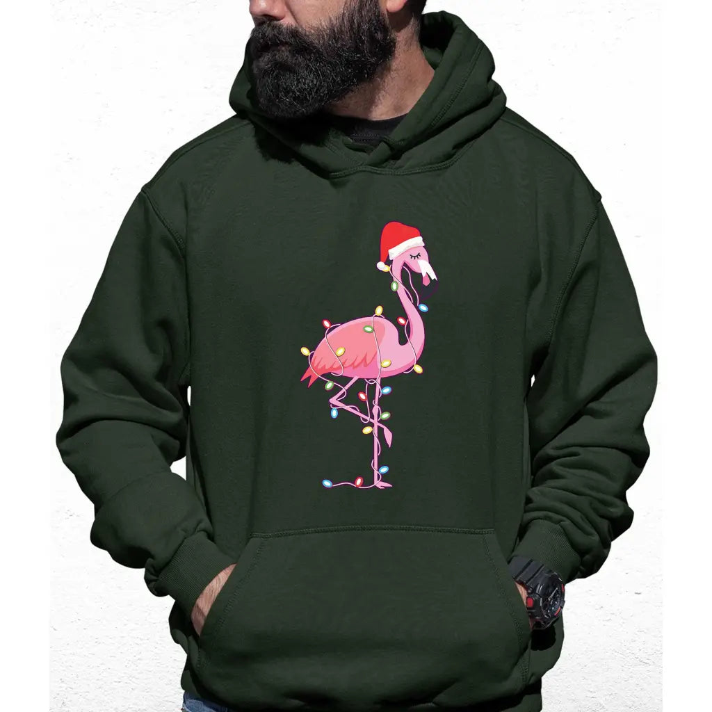 Flamingo Lights Colour Hoodie - Tshirtpark.com