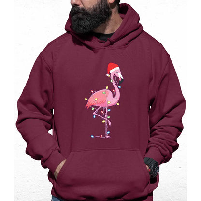 Flamingo Lights Colour Hoodie - Tshirtpark.com