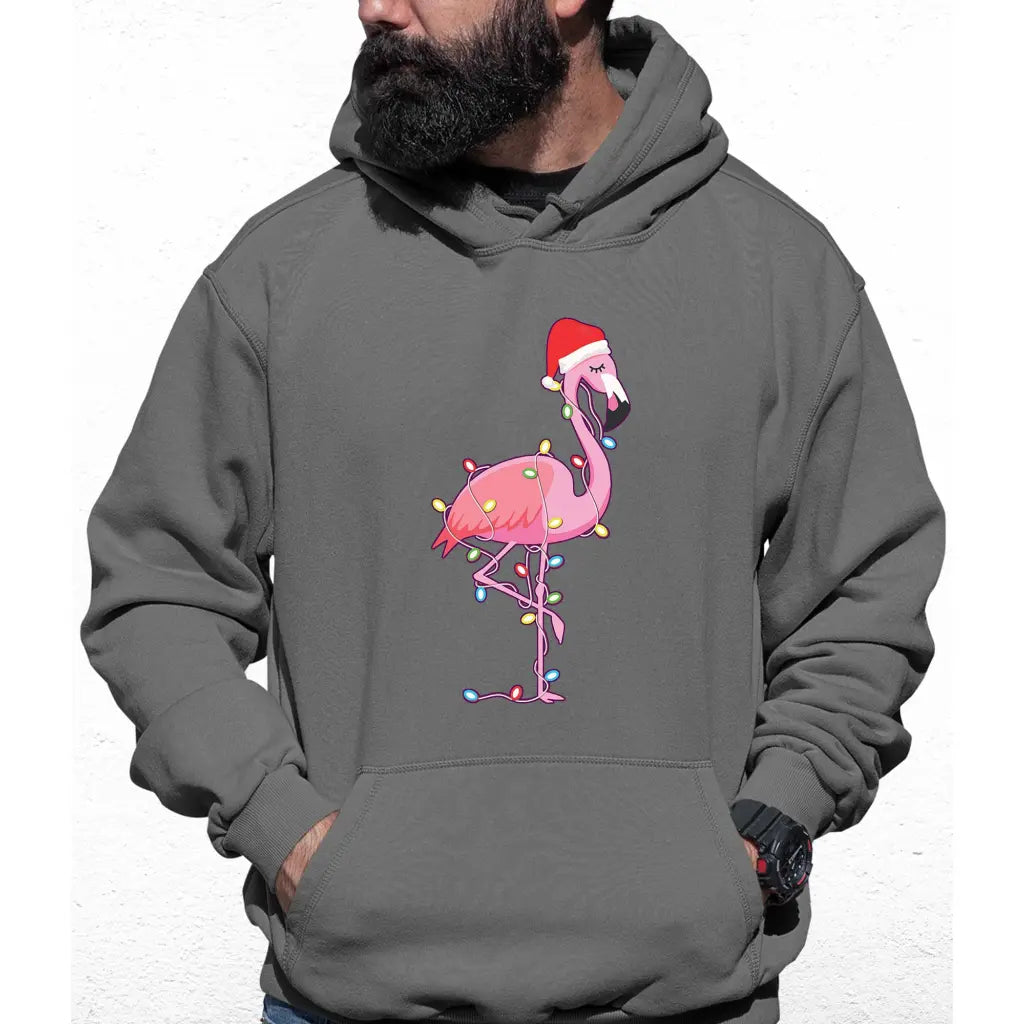 Flamingo Lights Colour Hoodie - Tshirtpark.com