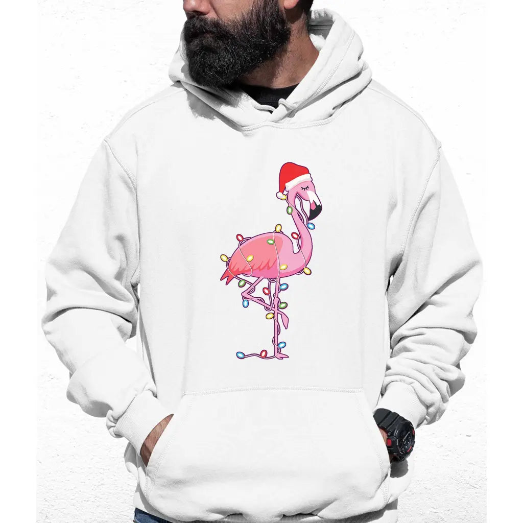 Flamingo Lights Colour Hoodie - Tshirtpark.com