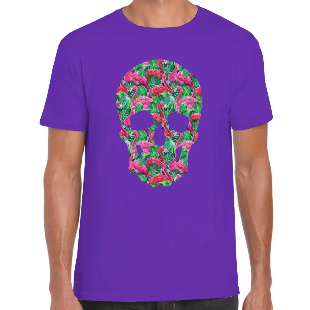 Flamingo Skull T-Shirt - Tshirtpark.com