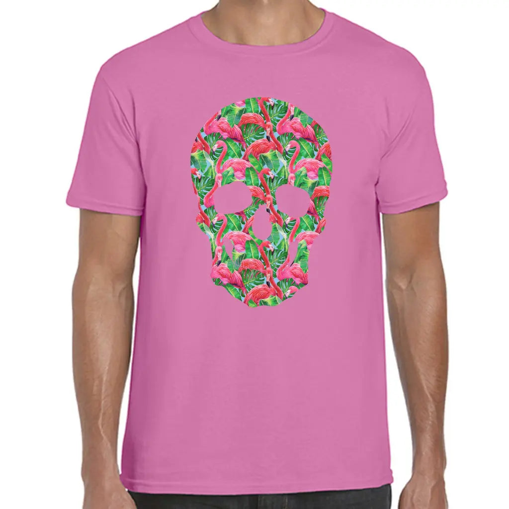 Flamingo Skull T-Shirt - Tshirtpark.com