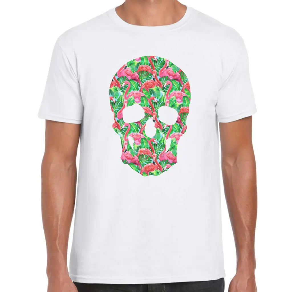 Flamingo Skull T-Shirt - Tshirtpark.com