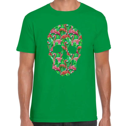 Flamingo Skull T-Shirt - Tshirtpark.com