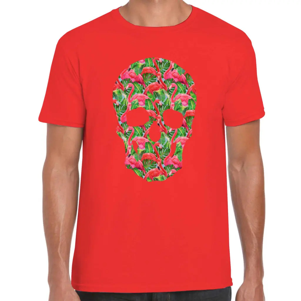 Flamingo Skull T-Shirt - Tshirtpark.com