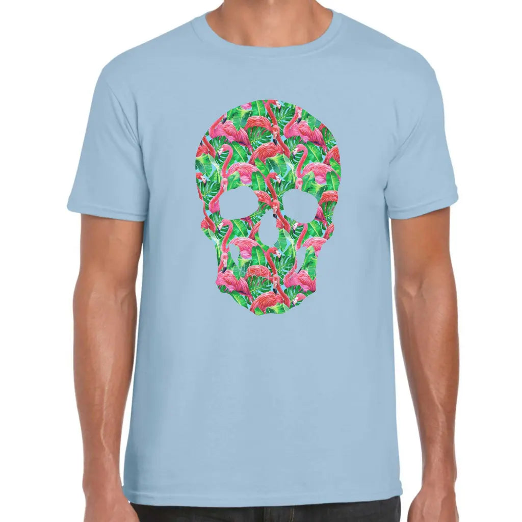 Flamingo Skull T-Shirt - Tshirtpark.com