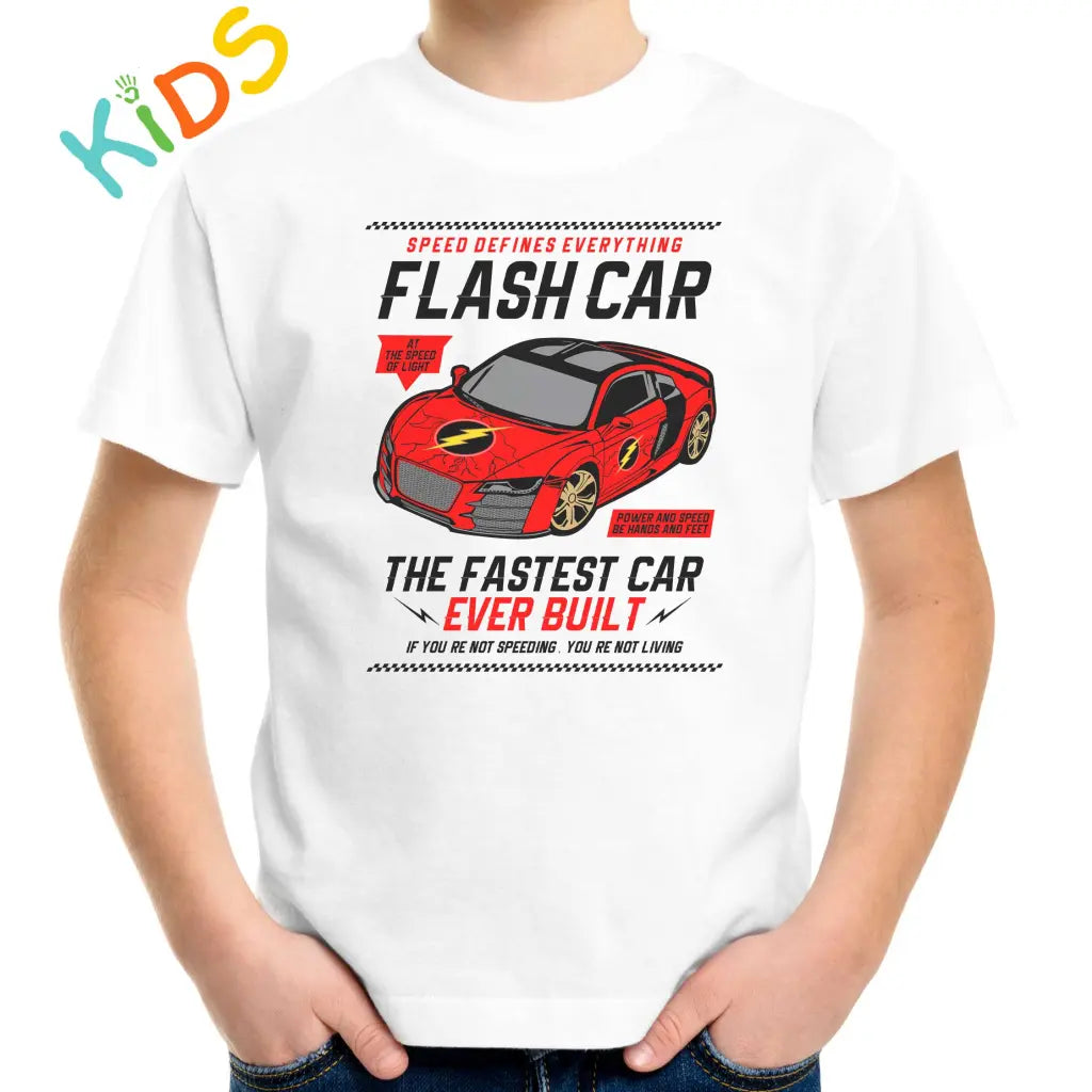 Flash Car Kids T-shirt - Tshirtpark.com