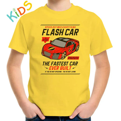 Flash Car Kids T-shirt - Tshirtpark.com