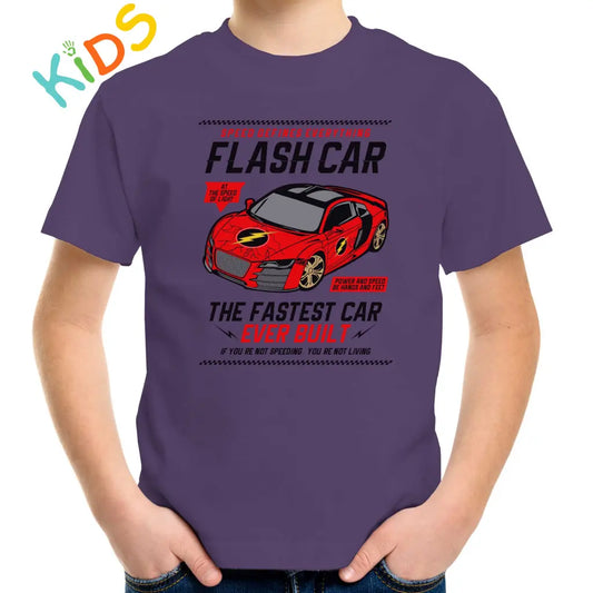 Flash Car Kids T-shirt - Tshirtpark.com