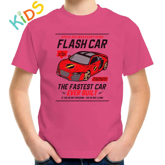 Flash Car Kids T-shirt - Tshirtpark.com