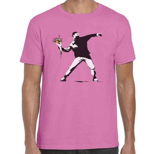 Flower Threwer Banksy T-Shirt - Tshirtpark.com