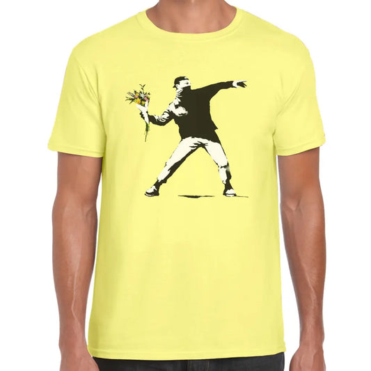 Flower Threwer Banksy T-Shirt - Tshirtpark.com