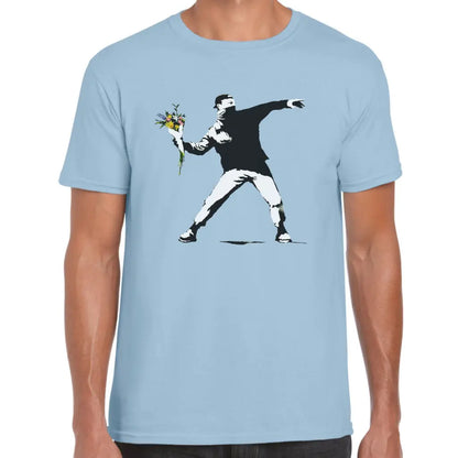 Flower Threwer Banksy T-Shirt - Tshirtpark.com