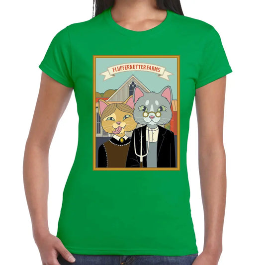 Fluffernutter Cats Ladies T-shirt - Tshirtpark.com