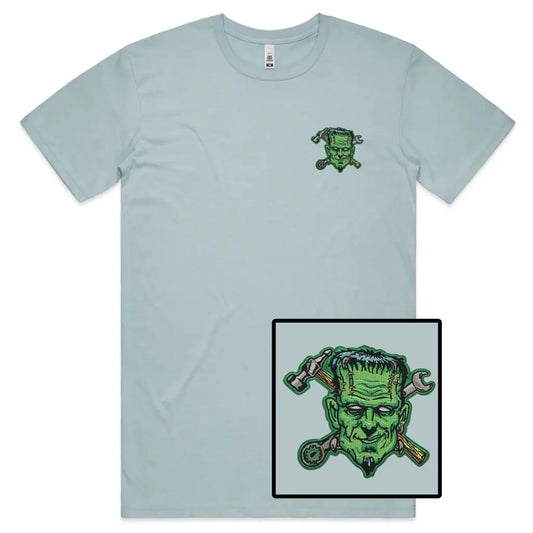 Frankenstein Embroidered T-Shirt - Tshirtpark.com