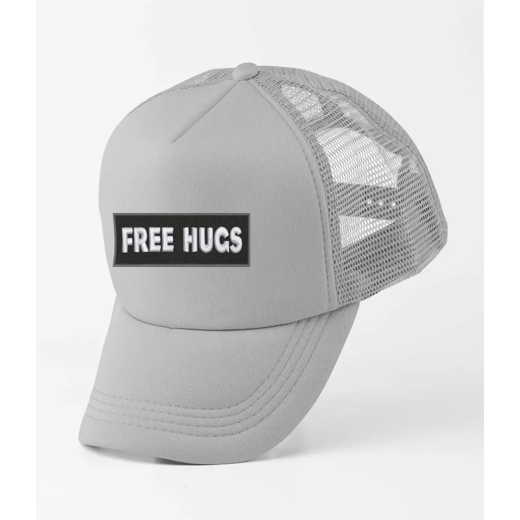 Free Hugs Slogan Trucker Cap - Tshirtpark.com