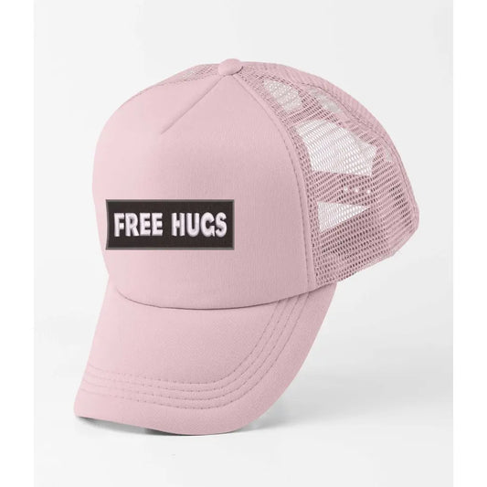 Free Hugs Slogan Trucker Cap - Tshirtpark.com