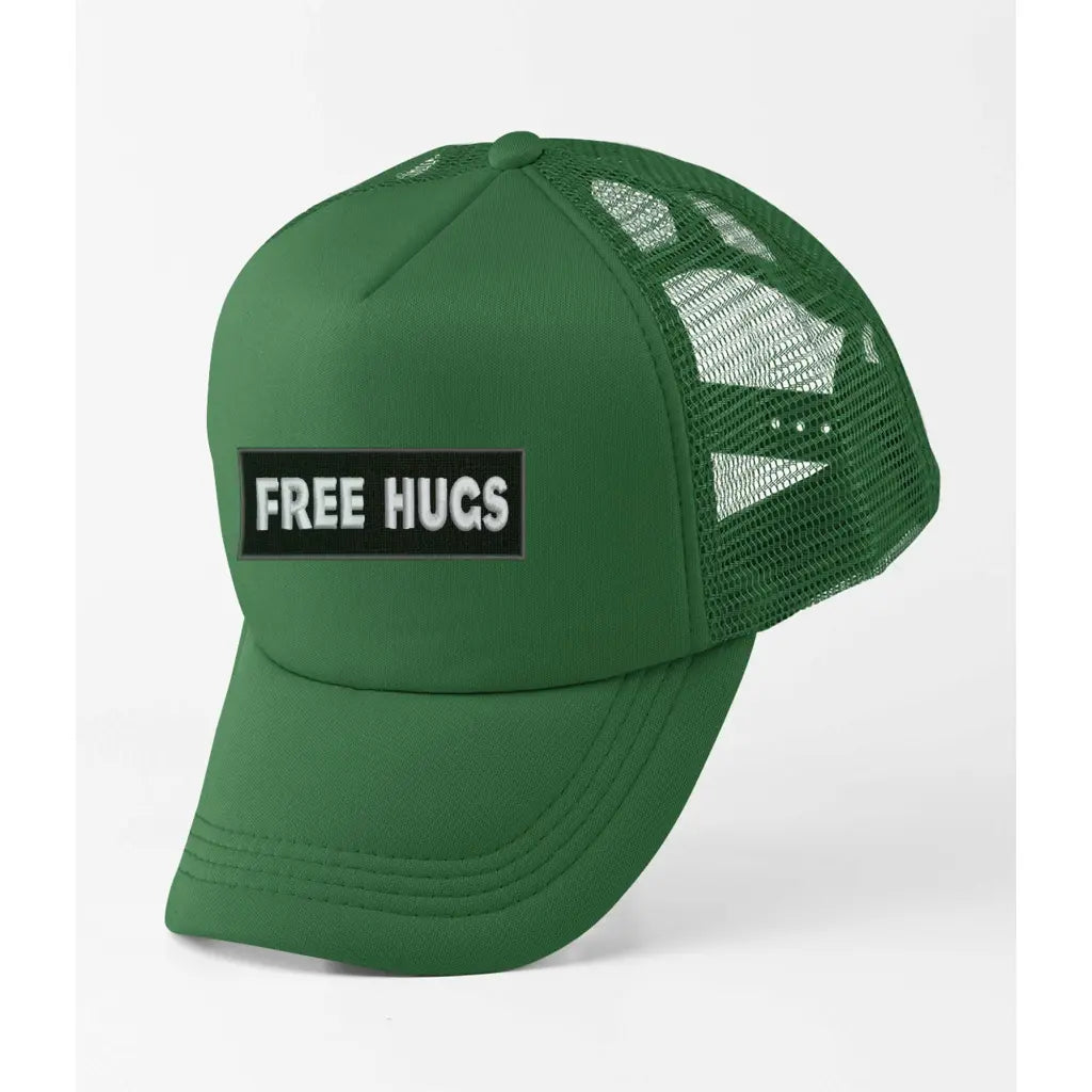 Free Hugs Slogan Trucker Cap - Tshirtpark.com