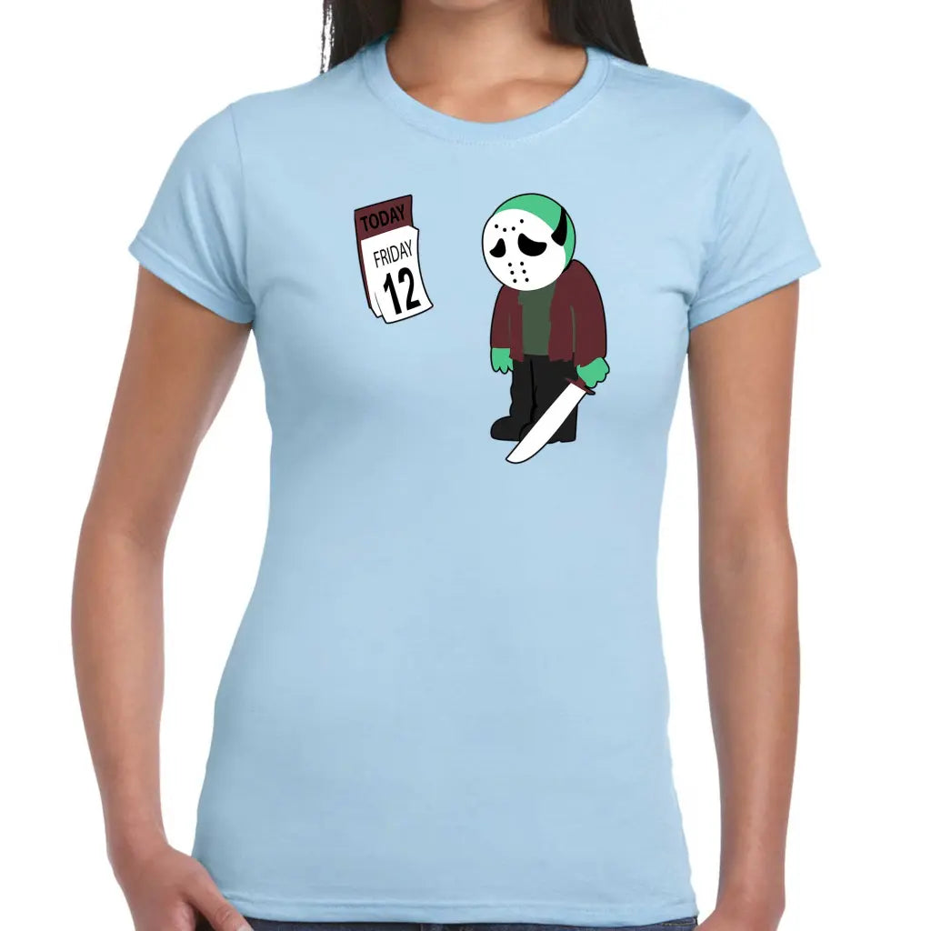 Friday 12th Ladies T-shirt - Tshirtpark.com