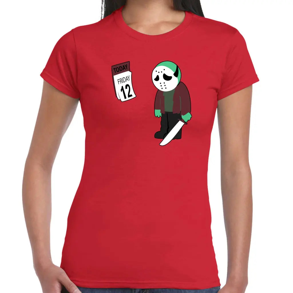 Friday 12th Ladies T-shirt - Tshirtpark.com