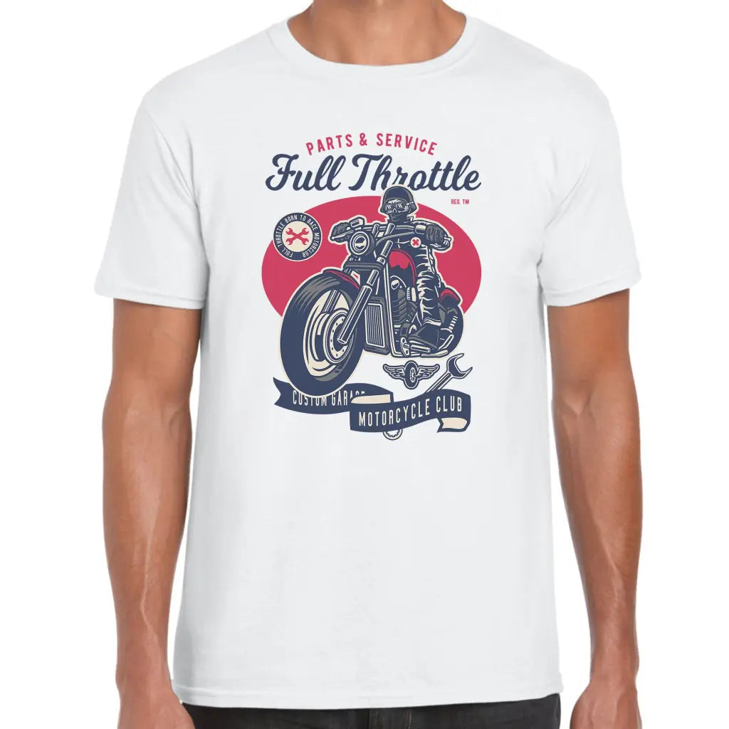 Full Throttle Motorcycle T-Shirt - Tshirtpark.com
