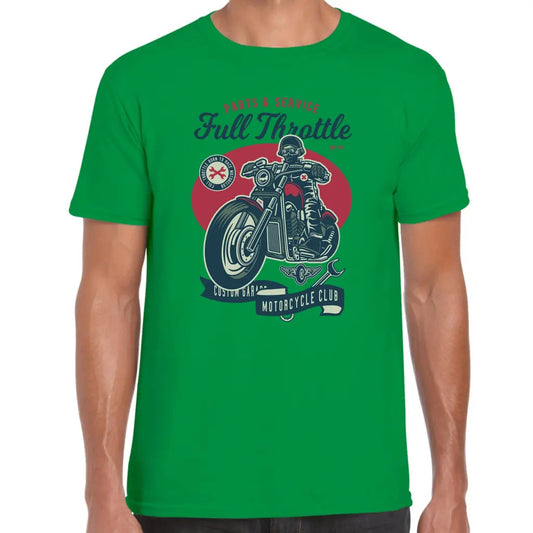 Full Throttle Motorcycle T-Shirt - Tshirtpark.com