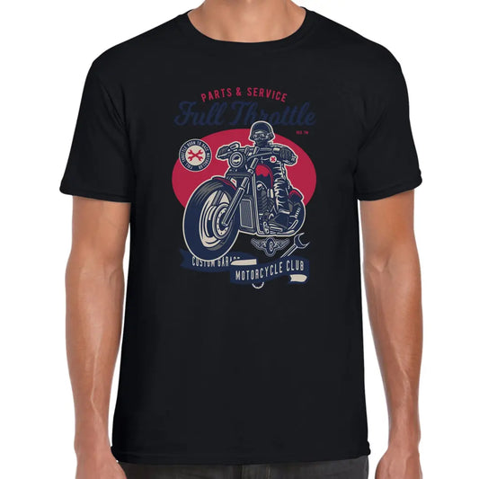 Full Throttle Motorcycle T-Shirt - Tshirtpark.com