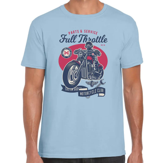 Full Throttle Motorcycle T-Shirt - Tshirtpark.com