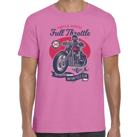 Full Throttle Motorcycle T-Shirt - Tshirtpark.com