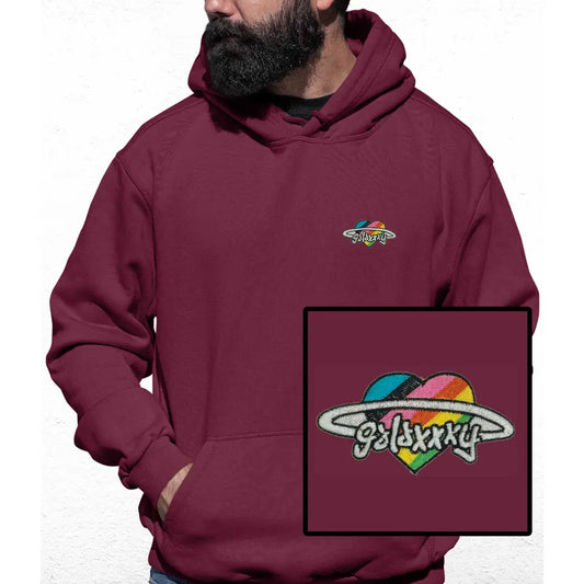 Galaxy Embroidered Colour Hoodie - Tshirtpark.com