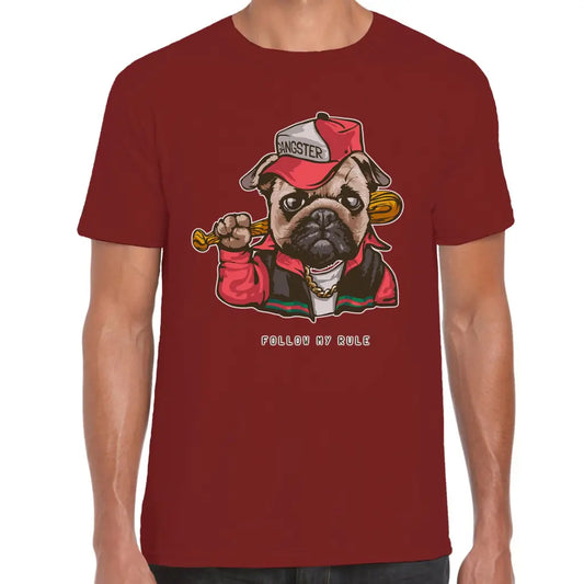 Gangster Pug T-Shirt - Tshirtpark.com