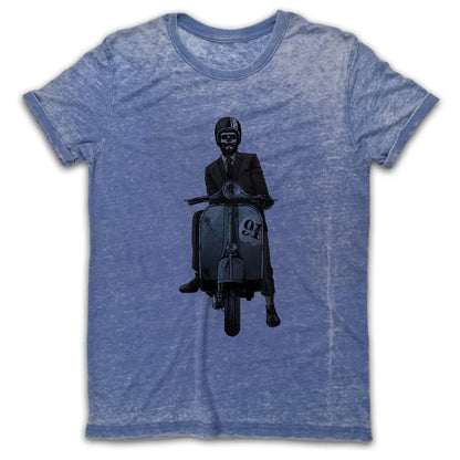 Gentleman Scooter Vintage Burn-Out T-shirt - Tshirtpark.com