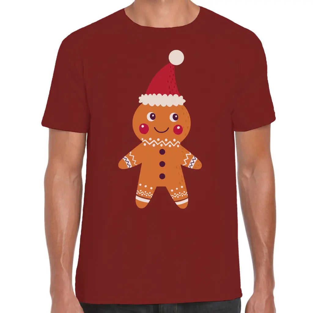 Ginger Bread Man With Hat T-Shirt - Tshirtpark.com