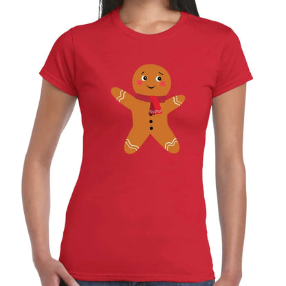 Gingerbread Man Ladies T-Shirt - Tshirtpark.com