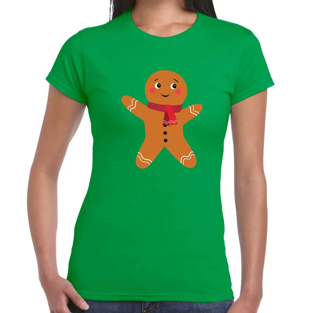 Gingerbread Man Ladies T-Shirt - Tshirtpark.com
