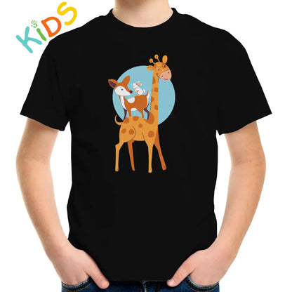 Giraffe’s Friends Kids T-shirt - Tshirtpark.com