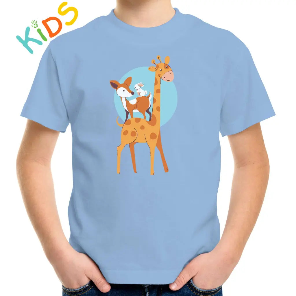 Giraffe’s Friends Kids T-shirt - Tshirtpark.com