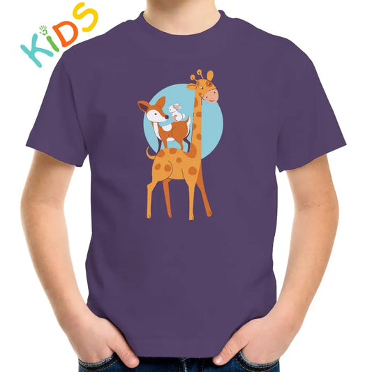 Giraffe’s Friends Kids T-shirt - Tshirtpark.com