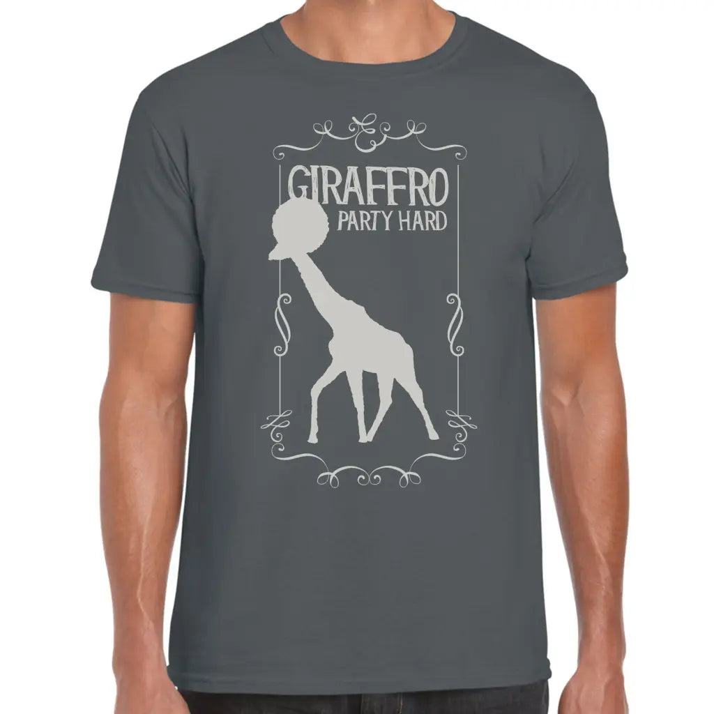 Giraffro Party Hard T-Shirt - Tshirtpark.com