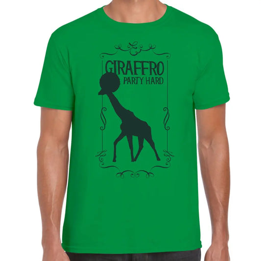 Giraffro Party Hard T-Shirt - Tshirtpark.com