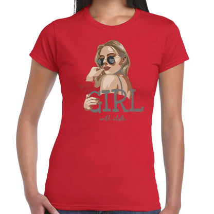 Girl With Style Ladies T-shirt - Tshirtpark.com