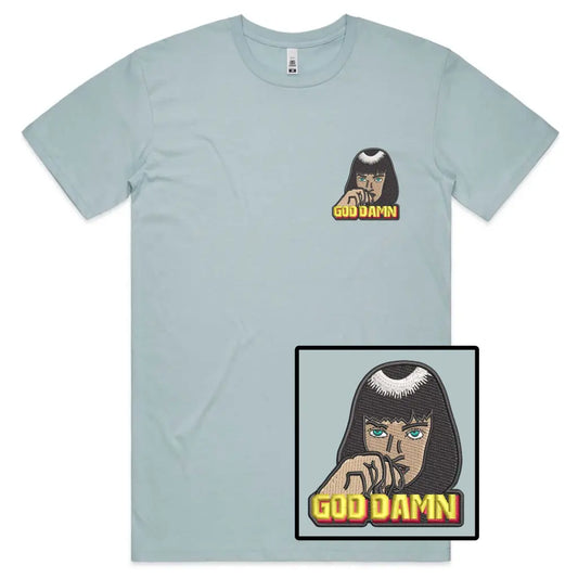 God Damn Embroidered T-Shirt - Tshirtpark.com