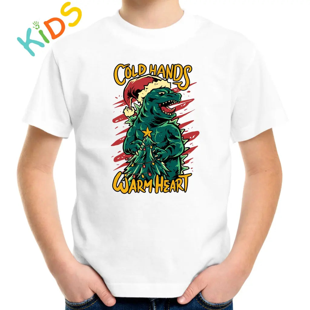 Godzilla Santa Kids T-shirt - Tshirtpark.com