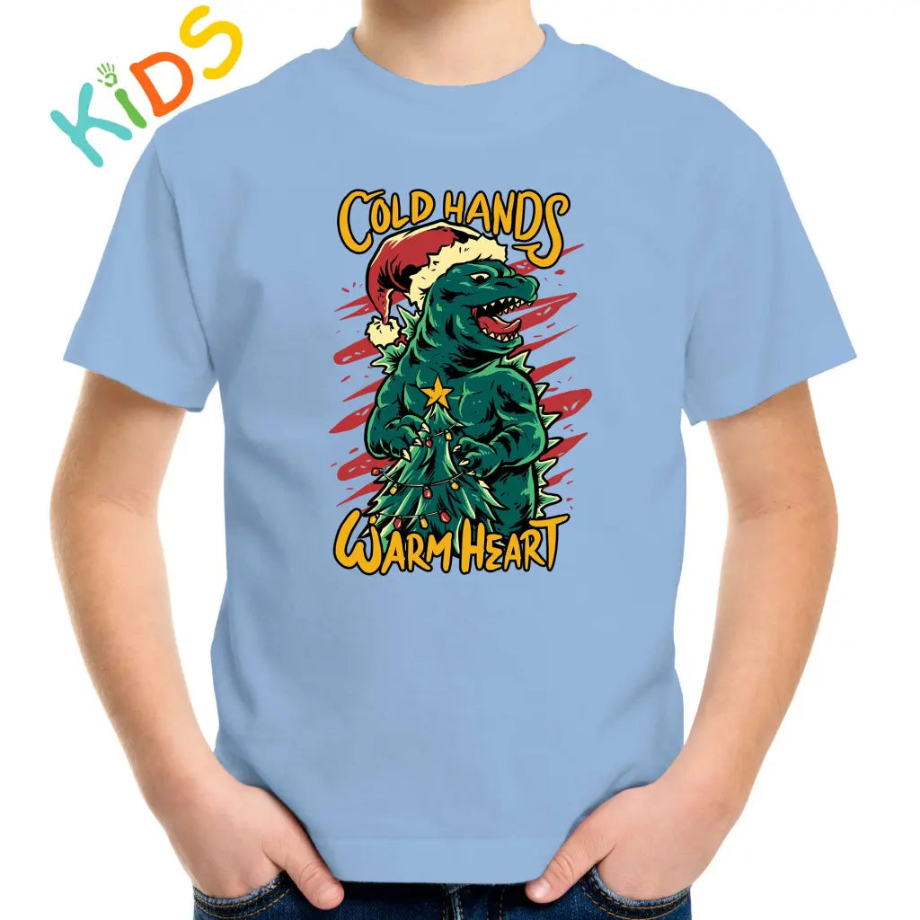 Godzilla Santa Kids T-shirt - Tshirtpark.com