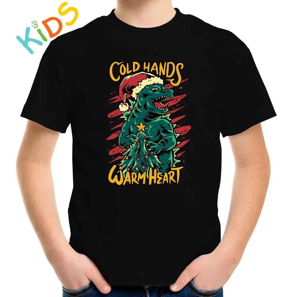 Godzilla Santa Kids T-shirt - Tshirtpark.com